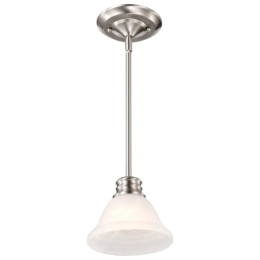 Empire 7" Mini Pendant with Alabaster Glass - Image 2