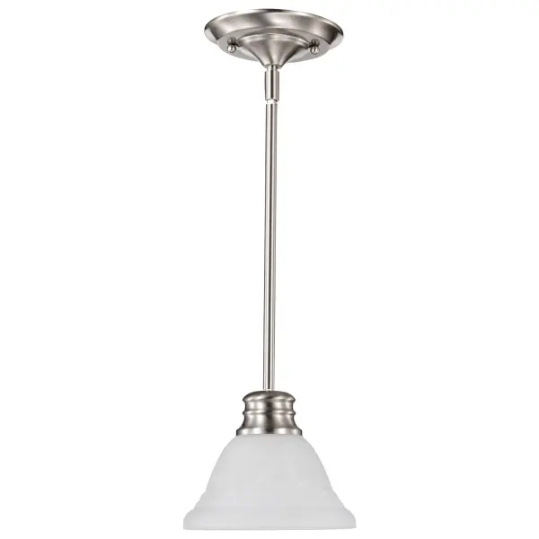 Empire 7" Mini Pendant with Alabaster Glass - Image 7