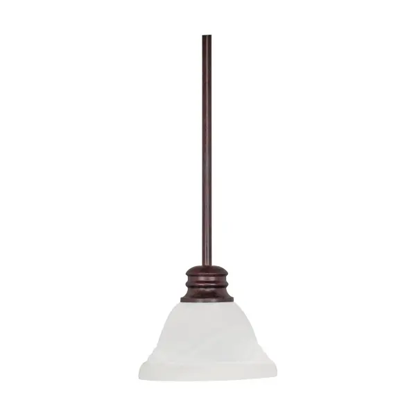 Empire Mini Pendant with Alabaster Glass
