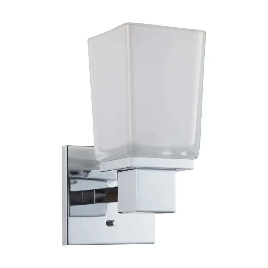 Parker 1-Light Vanity Fixture with Sandstone Etched Glass