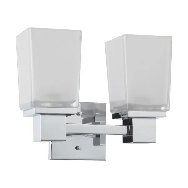 Parker 2-Light Vanity Fixture with Sandstone Etched Glass - Image 1