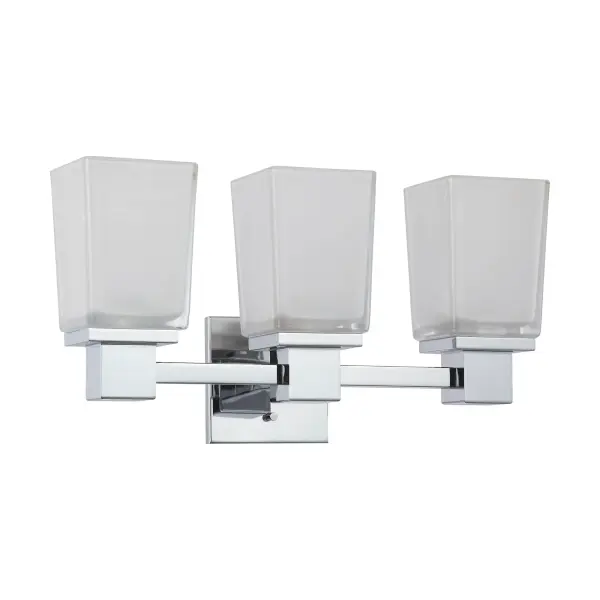 Parker 3-Light Vanity Fixture with Sandstone Etched Glass