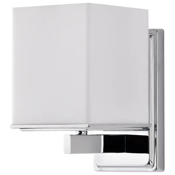 Bento 1-Light Vanity Fixture with Satin White Glass - Image 3