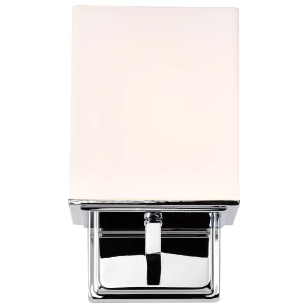 Bento 1-Light Vanity Fixture with Satin White Glass - Image 5