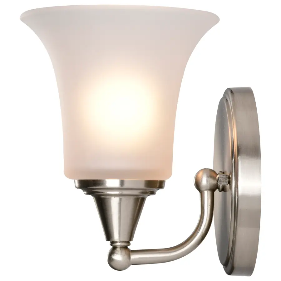 Surrey 1-Light Vanity Fixture with Frosted Glass - Image 2