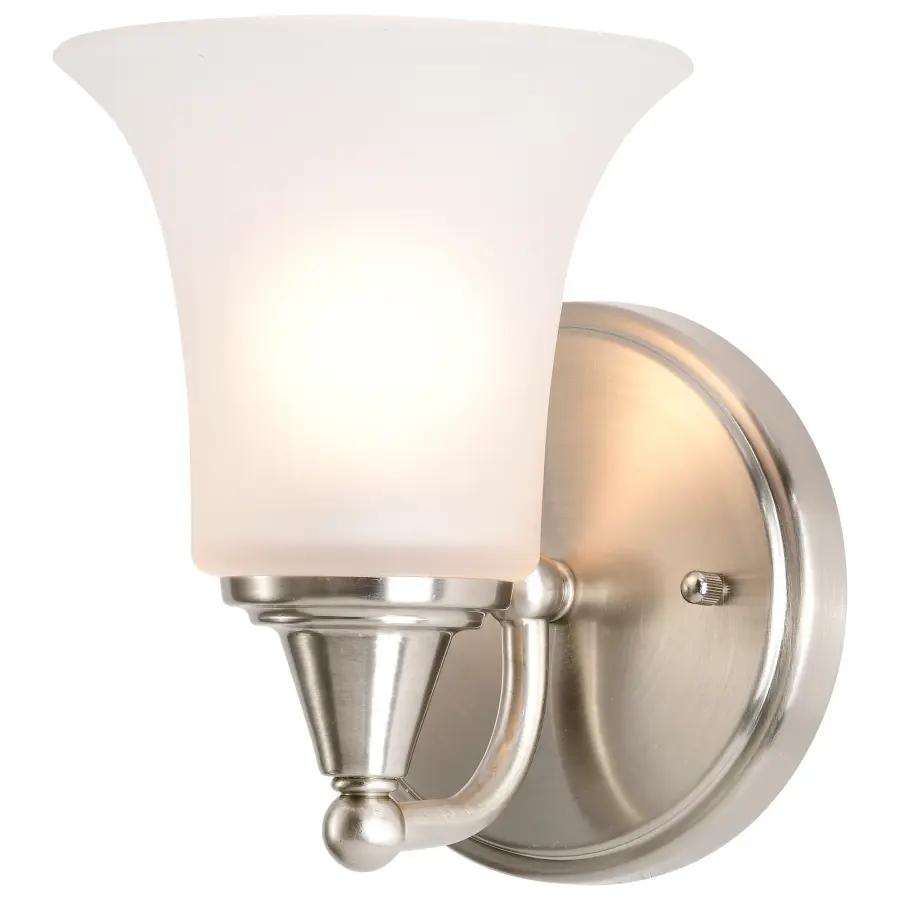 Surrey 1-Light Vanity Fixture with Frosted Glass - Image 6
