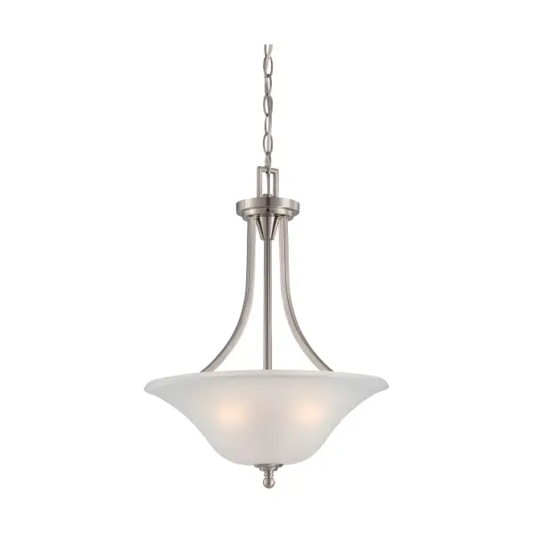 Surrey 3-Light Pendant with Frosted Glass - Image 1