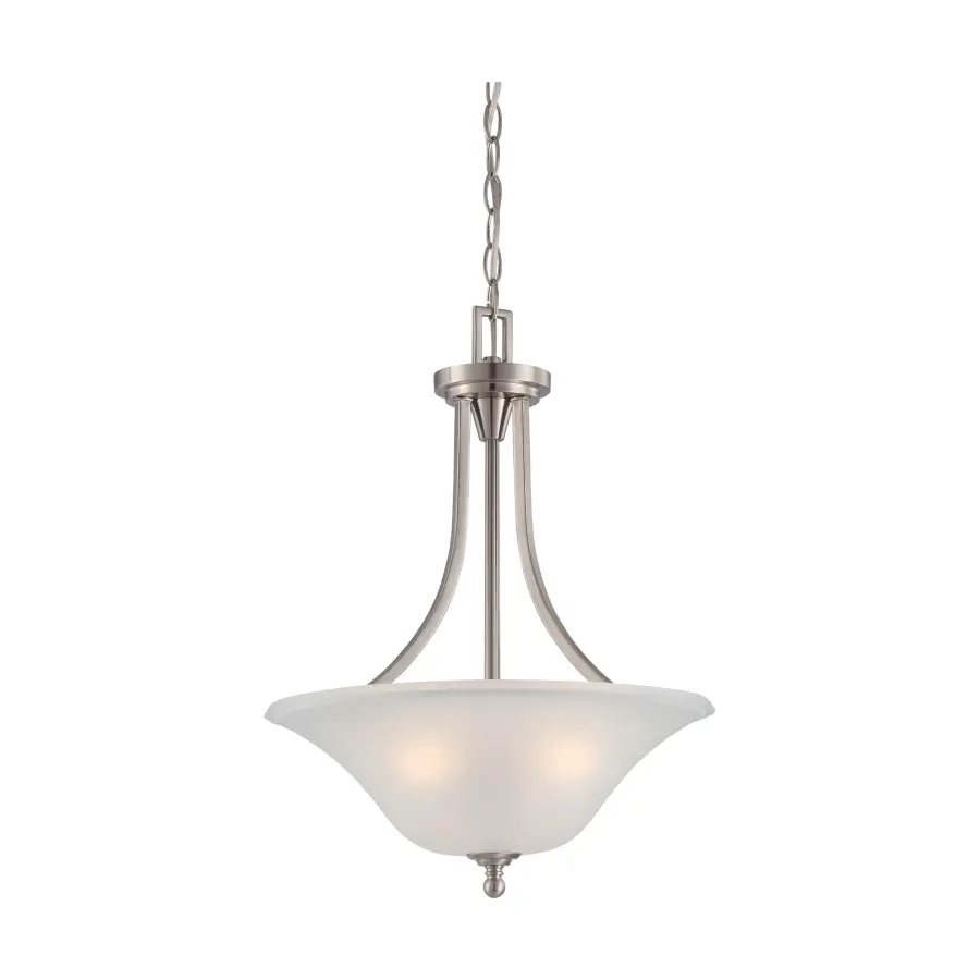 Surrey 3-Light Pendant with Frosted Glass - Image 1