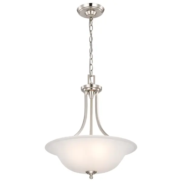 Surrey 3-Light Pendant with Frosted Glass - Image 2