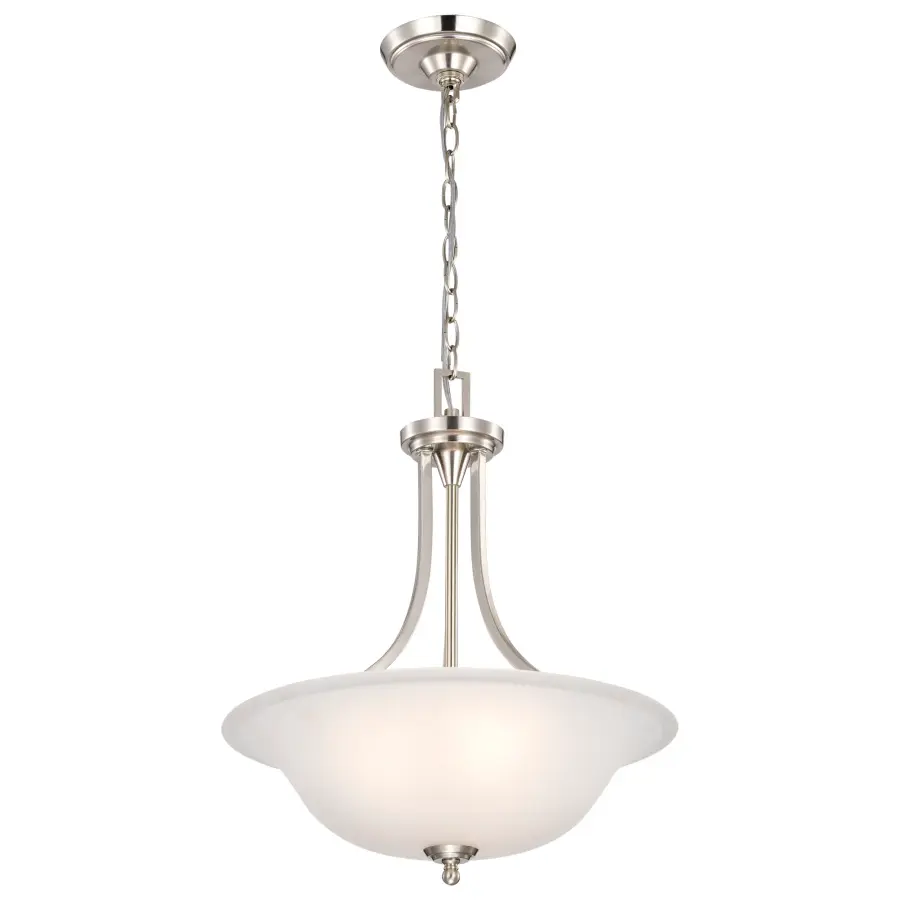 Surrey 3-Light Pendant with Frosted Glass - Image 2