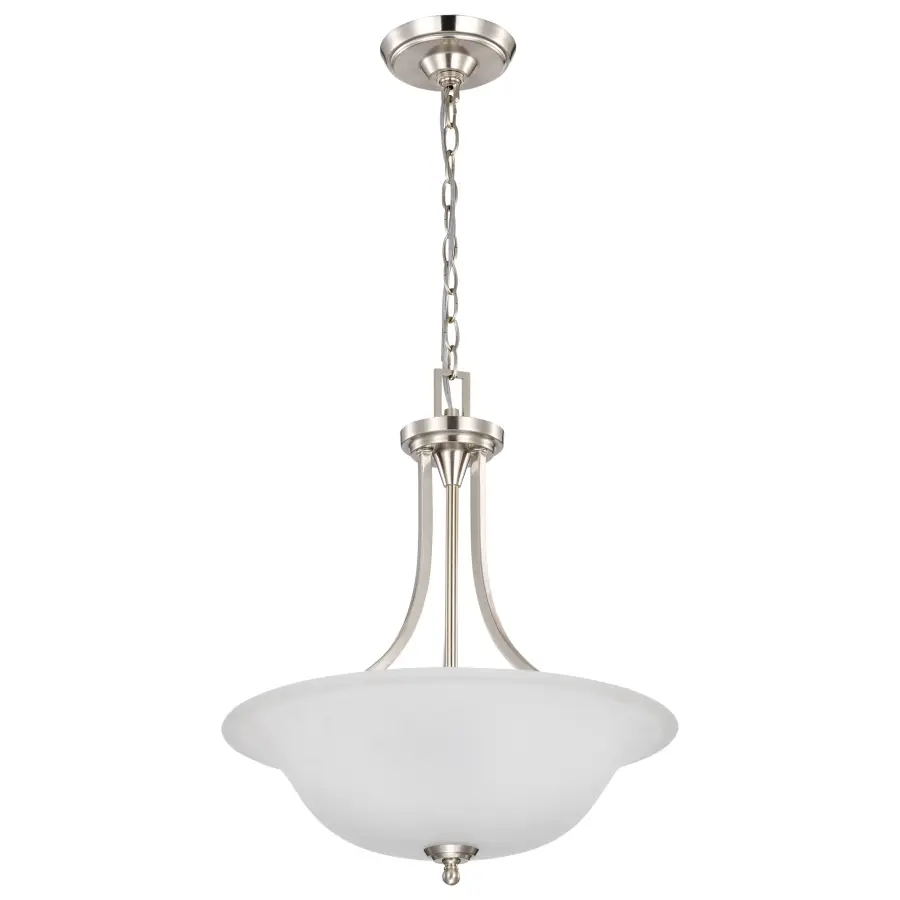 Surrey 3-Light Pendant with Frosted Glass - Image 3