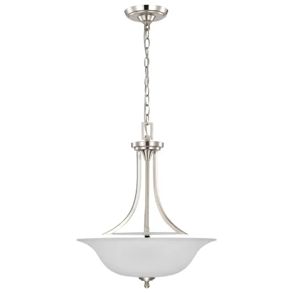 Surrey 3-Light Pendant with Frosted Glass - Image 4