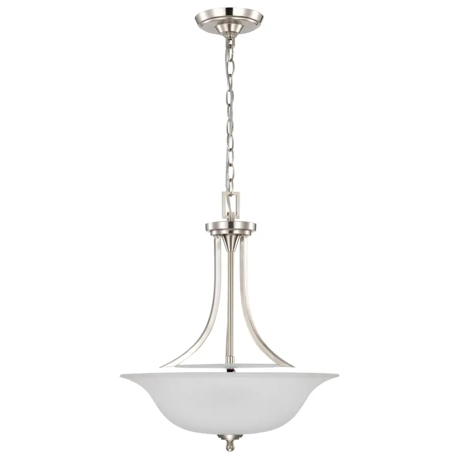 Surrey 3-Light Pendant with Frosted Glass - Image 4