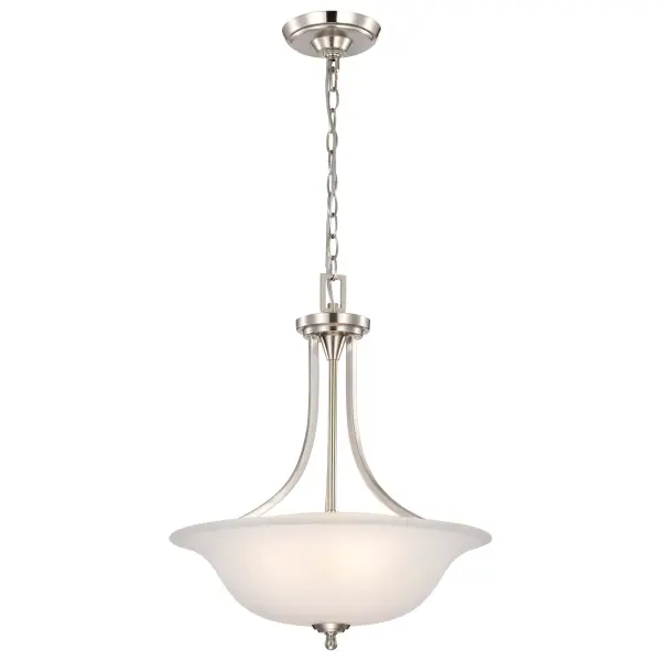Surrey 3-Light Pendant with Frosted Glass - Image 6
