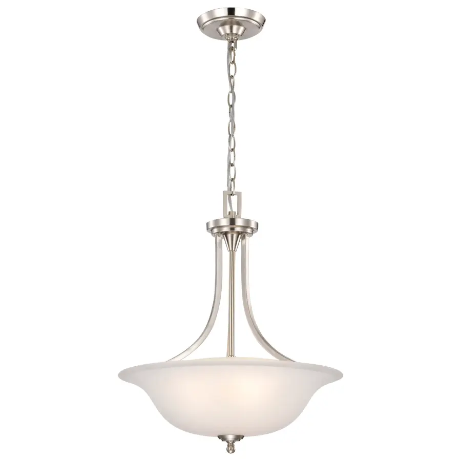 Surrey 3-Light Pendant with Frosted Glass - Image 6