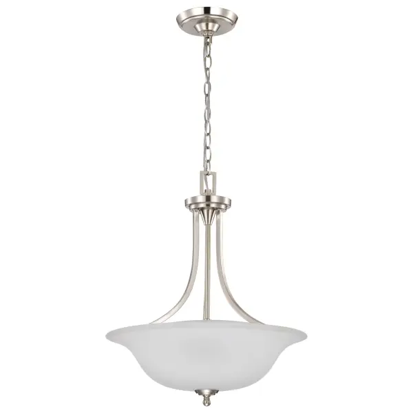 Surrey 3-Light Pendant with Frosted Glass - Image 7