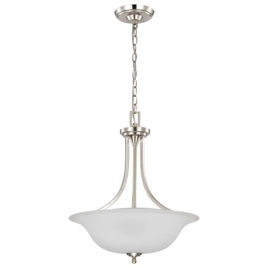 Surrey 3-Light Pendant with Frosted Glass - Image 7