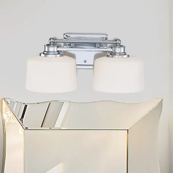 Sleek Chrome Vanity Light with Understated Contemporary Elegance - Image 4