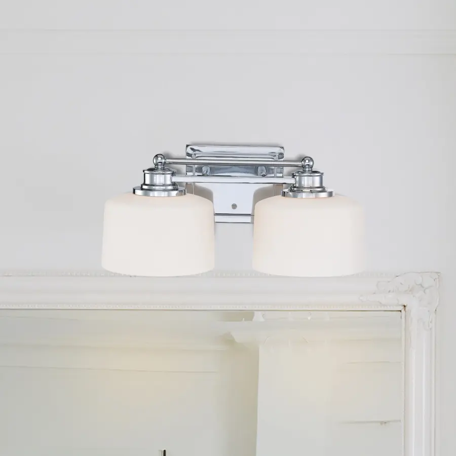 Sleek Chrome Vanity Light with Understated Contemporary Elegance - Image 6