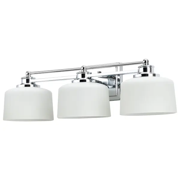 Elegant Chrome Vanity Light with Timeless Appeal - Image 1