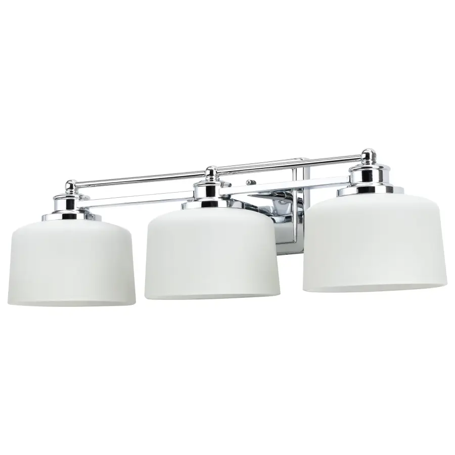 Elegant Chrome Vanity Light with Timeless Appeal - Image 1