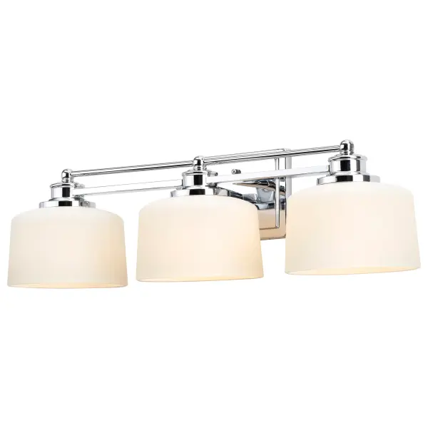Elegant Chrome Vanity Light with Timeless Appeal - Image 2
