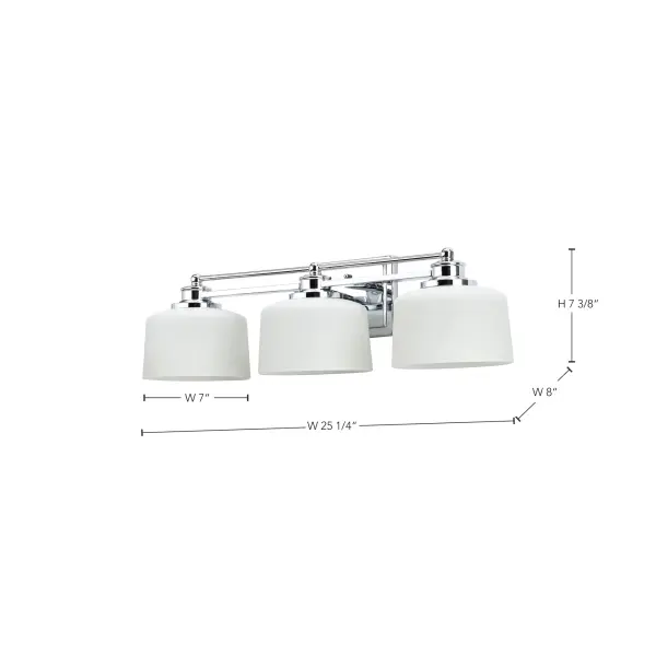 Elegant Chrome Vanity Light with Timeless Appeal - Image 13