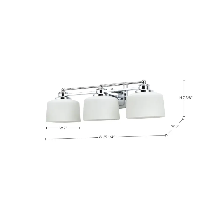 Elegant Chrome Vanity Light with Timeless Appeal - Image 13