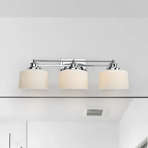 Elegant Chrome Vanity Light with Timeless Appeal - Image 15