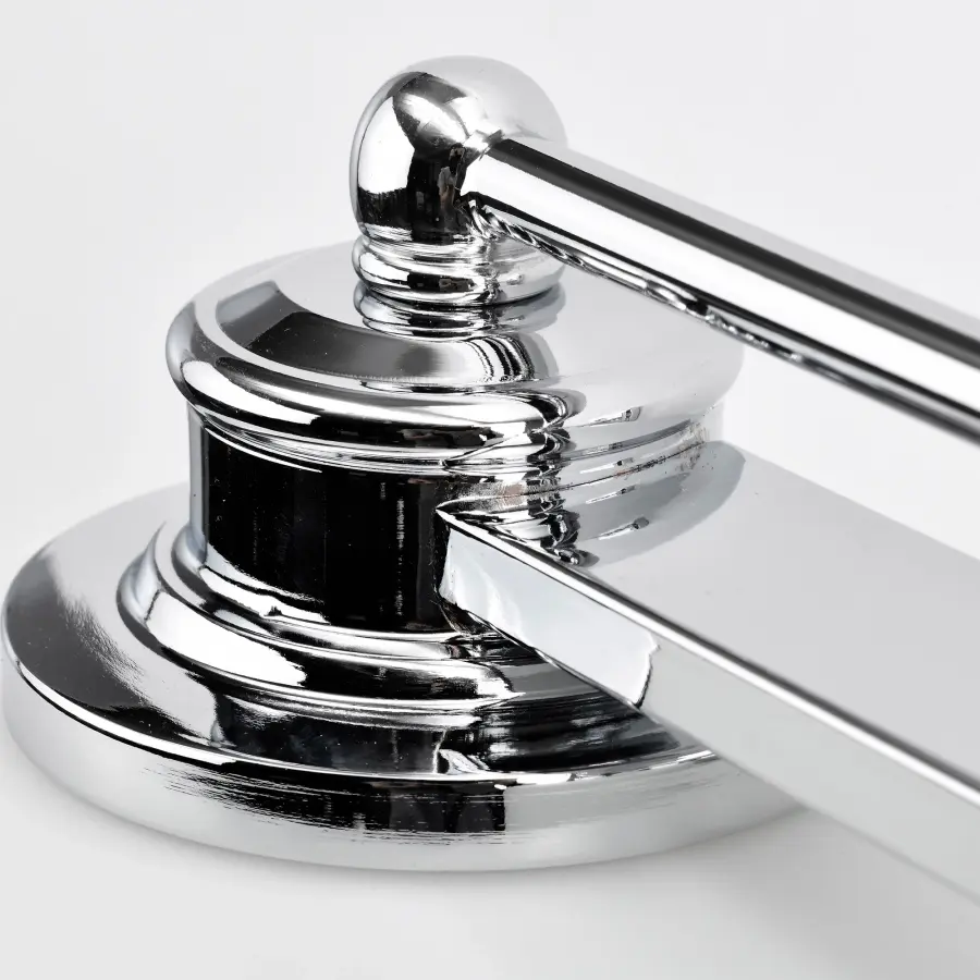 Elegant Chrome Vanity Light with Timeless Appeal - Image 8