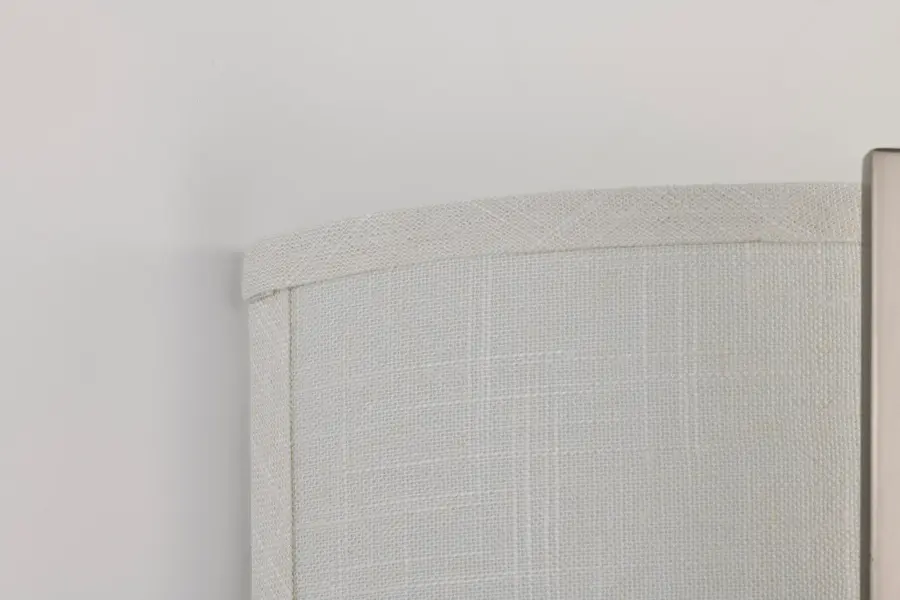 Gemini 2-Light Wall Sconce with Slate Gray Fabric Shade - Image 14