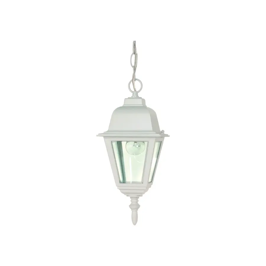 Classic White Lantern Brings Timeless Charm to Outdoor Spaces - Image 1