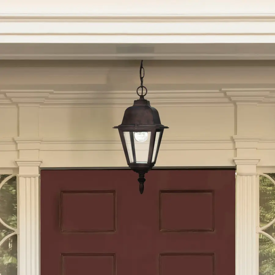 Classic Outdoor Lantern with Timeless Bronze Finish - Image 3