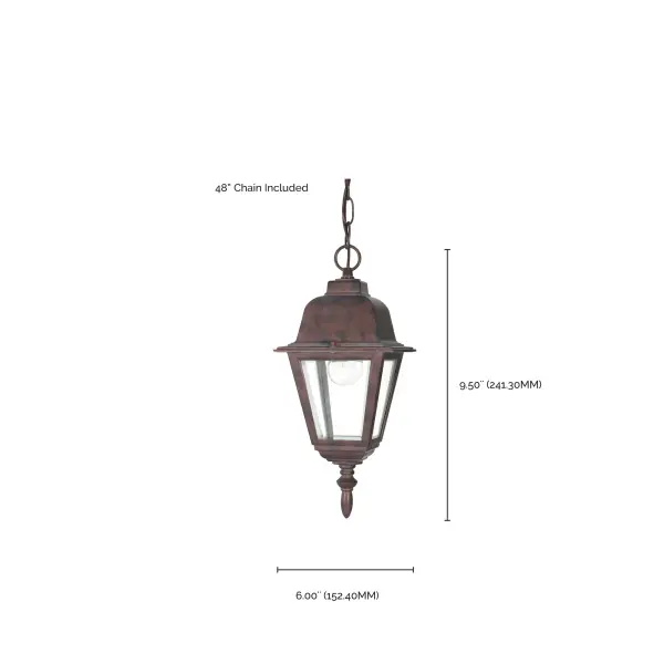 Classic Outdoor Lantern with Timeless Bronze Finish - Image 4