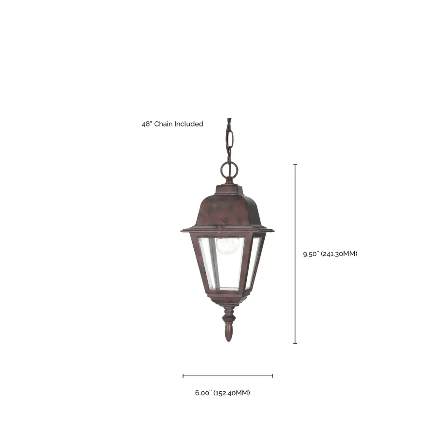 Classic Outdoor Lantern with Timeless Bronze Finish - Image 4