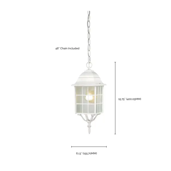 Classic Outdoor Pendant with Soft, Welcoming Light - Image 4