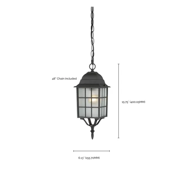 Classic Outdoor Pendant with Soft, Welcoming Light - Image 3