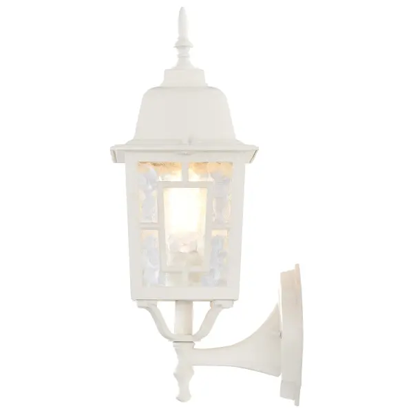 Architectural Outdoor Wall Sconce with Geometric Design & Water Glass - Image 5