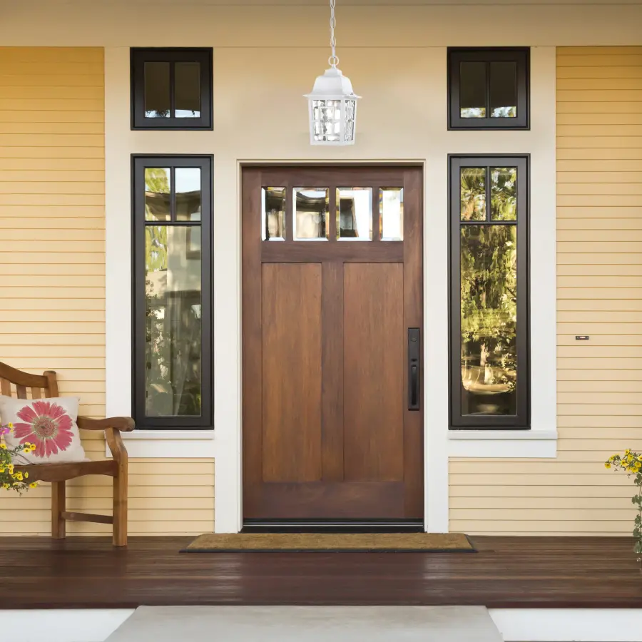 Architectural Outdoor Pendant with Distinctive Water Glass Design - Image 3