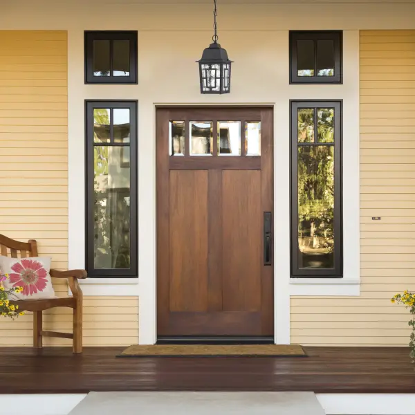 Architectural Outdoor Pendant with Distinctive Water Glass Design - Image 3