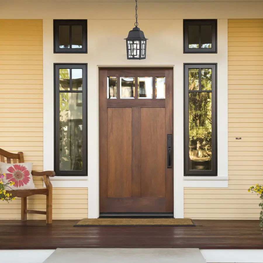 Architectural Outdoor Pendant with Distinctive Water Glass Design - Image 3