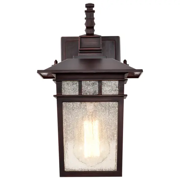 Cove Neck 1-Light Outdoor Wall Lantern with Clear Seeded Glass - Image 6