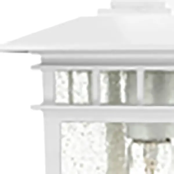 Cove Neck 1-Light 12" Outdoor Hanging Lantern with Clear Seeded Glass - Image 6
