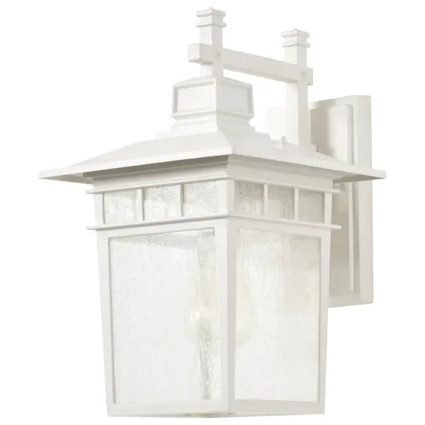 Cove Neck 14" Outdoor Wall Lantern with Clear Seeded Glass - Image 5
