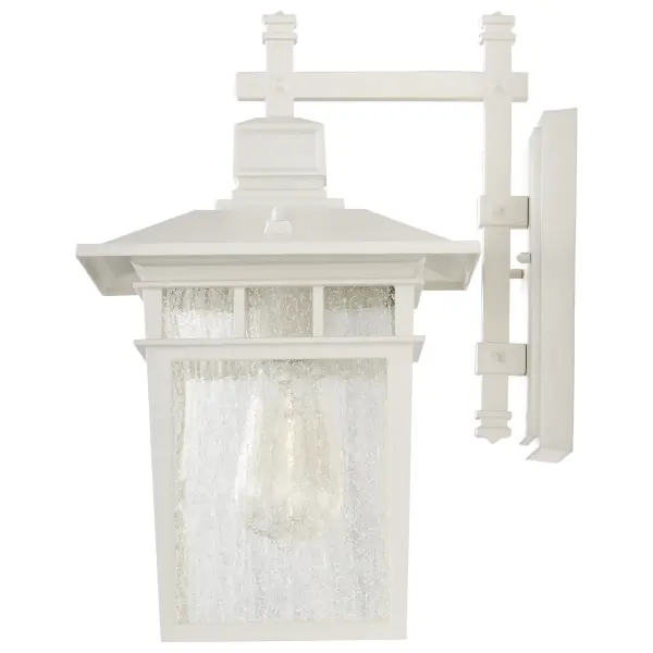 Cove Neck 14" Outdoor Wall Lantern with Clear Seeded Glass - Image 6