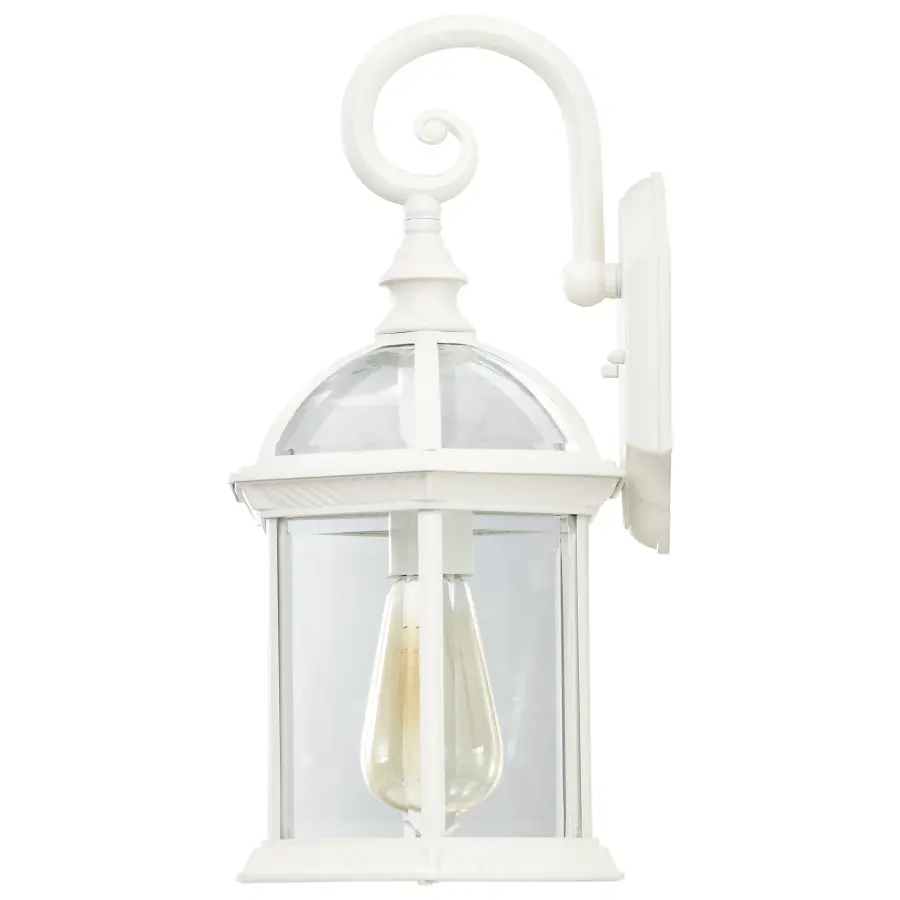 Boxwood 15" Outdoor Wall Sconce with Clear Seed Glass - Image 4
