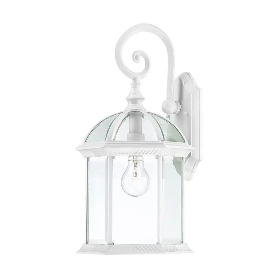 Boxwood 19" Outdoor Wall Sconce with Clear Beveled Glass - Image 1