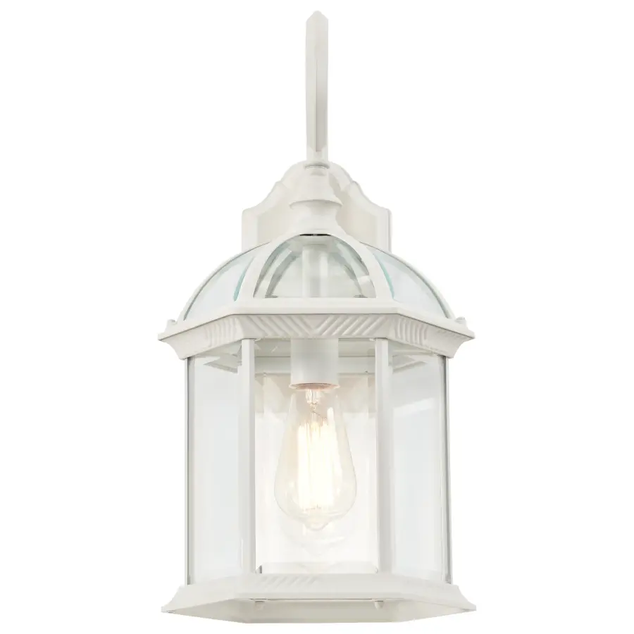 Boxwood 19" Outdoor Wall Sconce with Clear Beveled Glass - Image 3