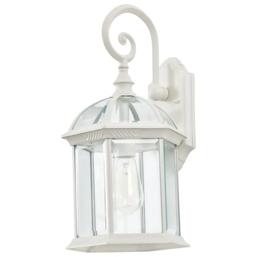 Boxwood 19" Outdoor Wall Sconce with Clear Beveled Glass - Image 4