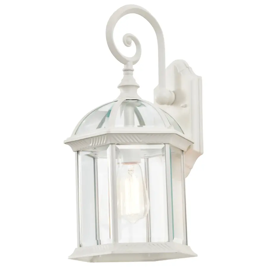 Boxwood 19" Outdoor Wall Sconce with Clear Beveled Glass - Image 5